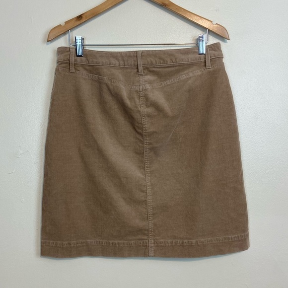 Talbots Petites Tan Corduroy Skirt - Picture 2 of 4